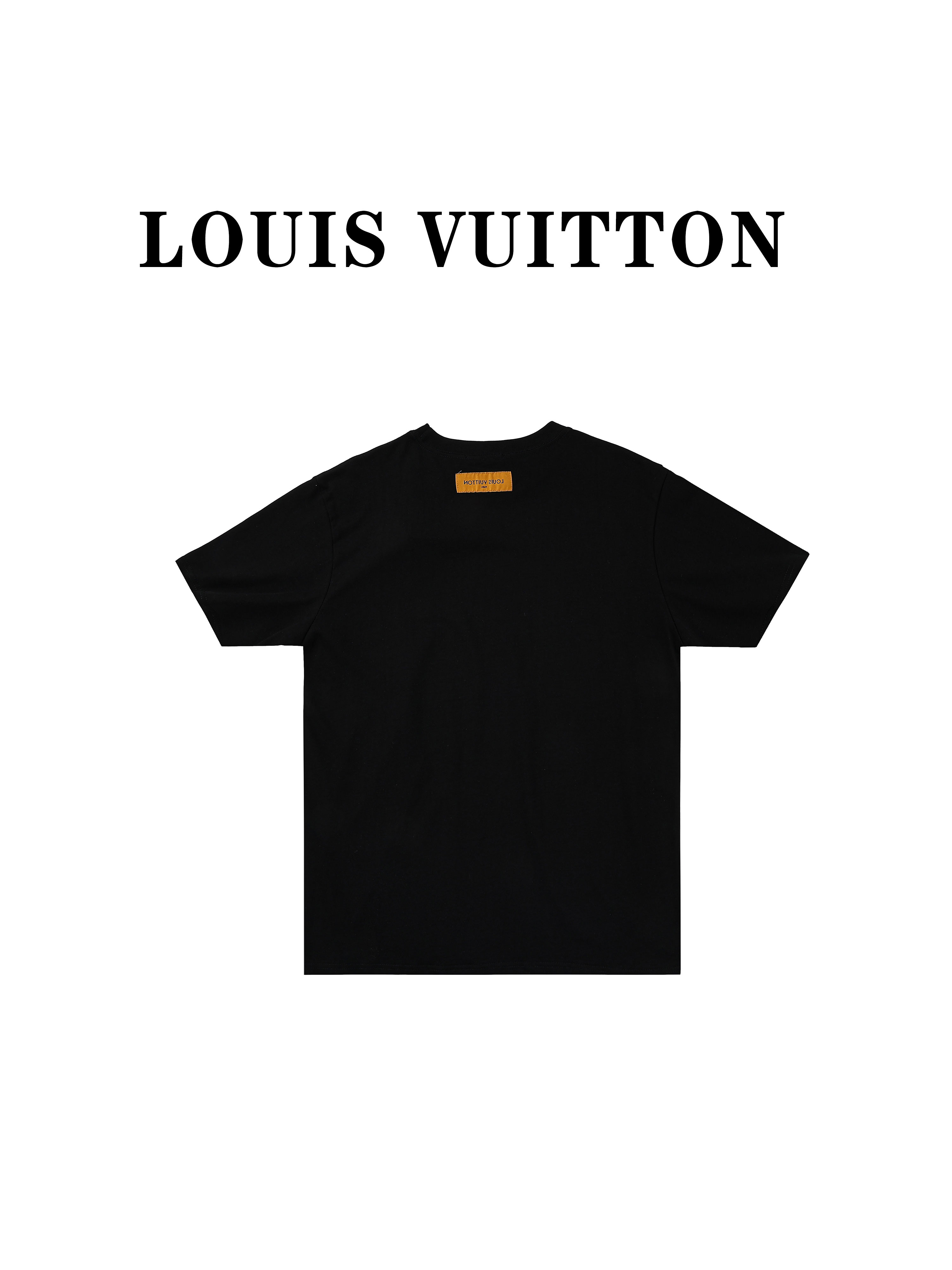 Louis vuitton/路易威登24ss骨头标识印花短袖T恤