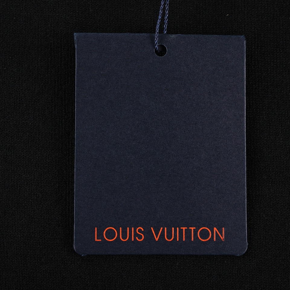 Louis Vuitton/路易威登 24ss 袖口老花提花针织短袖T恤