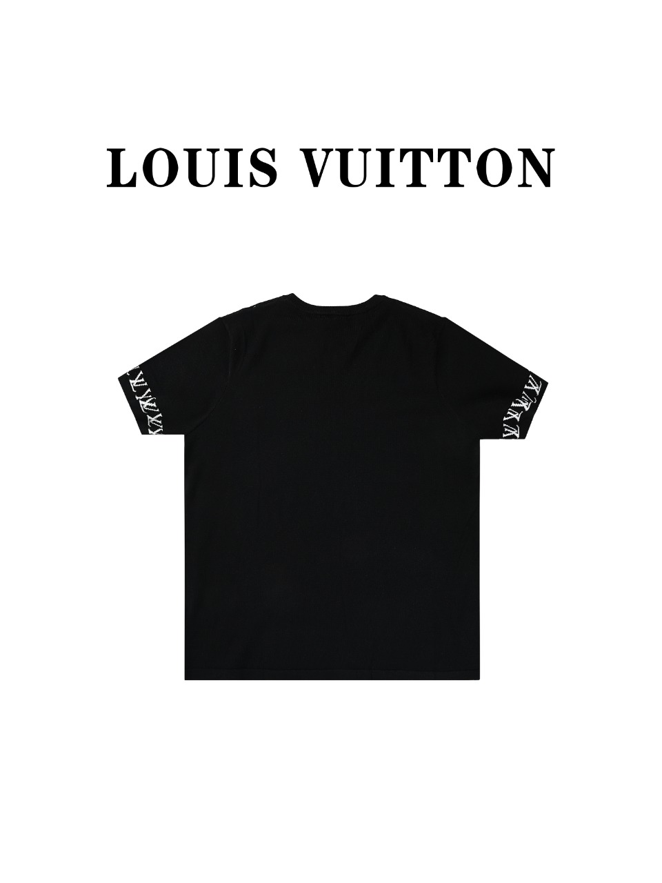 Louis Vuitton/路易威登 24ss 袖口老花提花针织短袖T恤