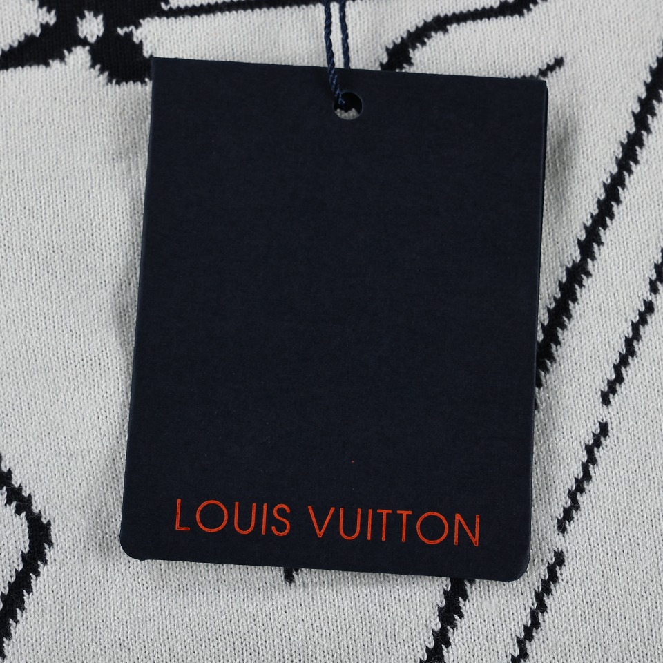 LouisVuitton/路易威登24ss星宿连线针织圆领T恤短袖