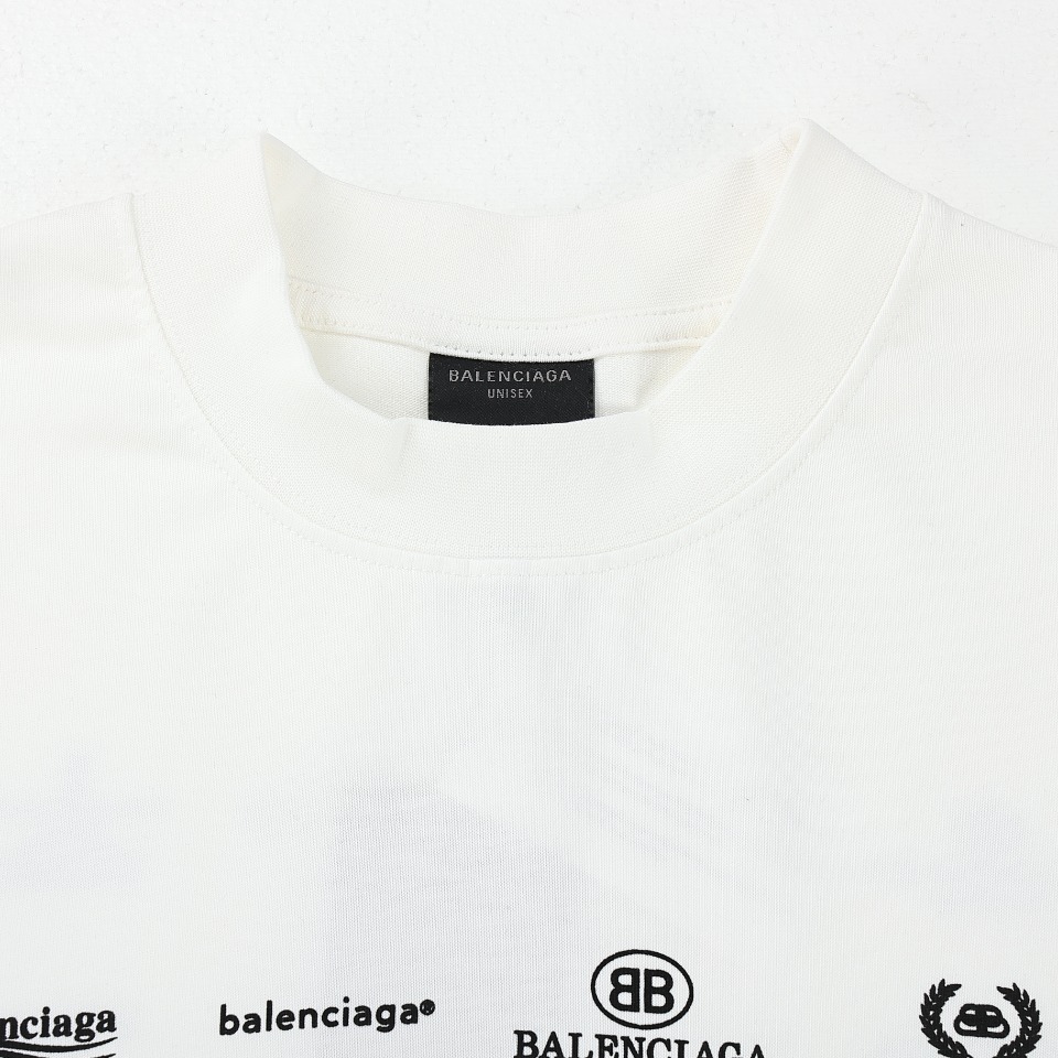 Balenciaga巴黎世家BLCG 24SS 限定标语logo短袖T恤