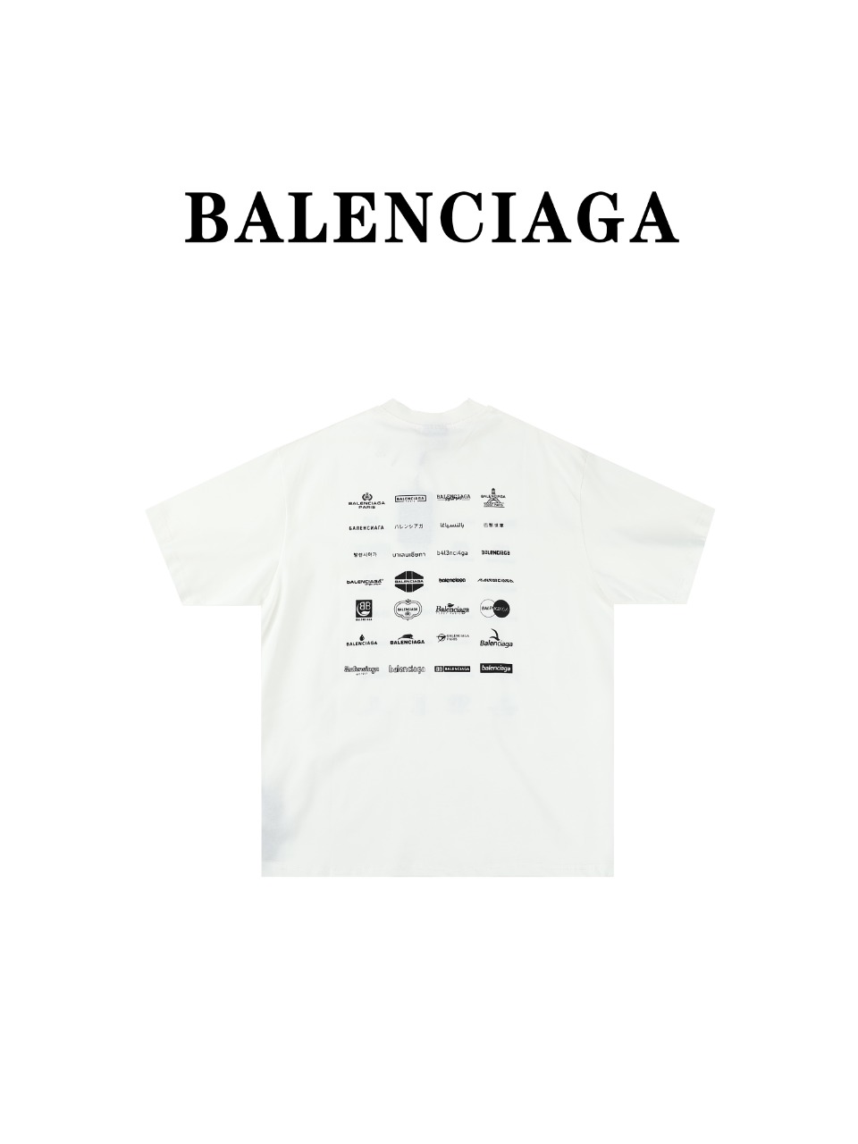 Balenciaga巴黎世家BLCG 24SS 限定标语logo短袖T恤