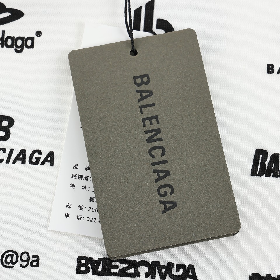 Balenciaga巴黎世家BLCG 24SS 限定标语logo短袖T恤