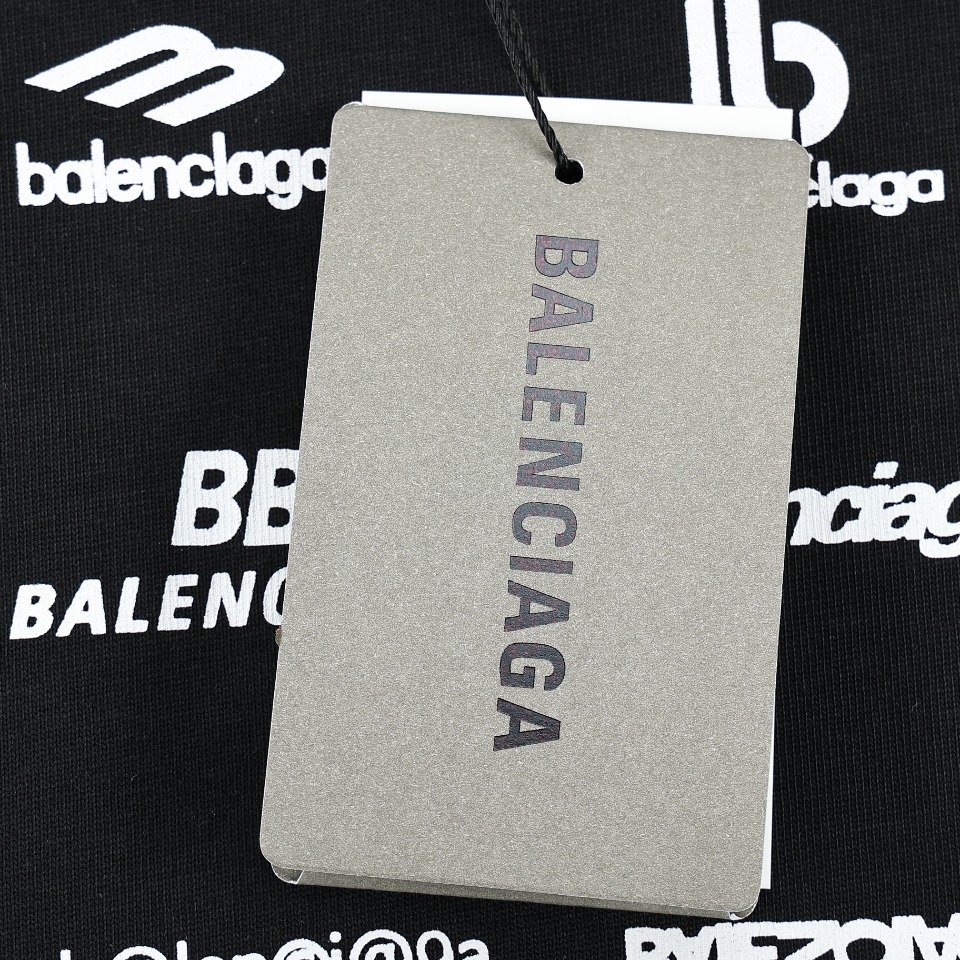 Balenciaga巴黎世家BLCG 24SS 限定标语logo短袖T恤