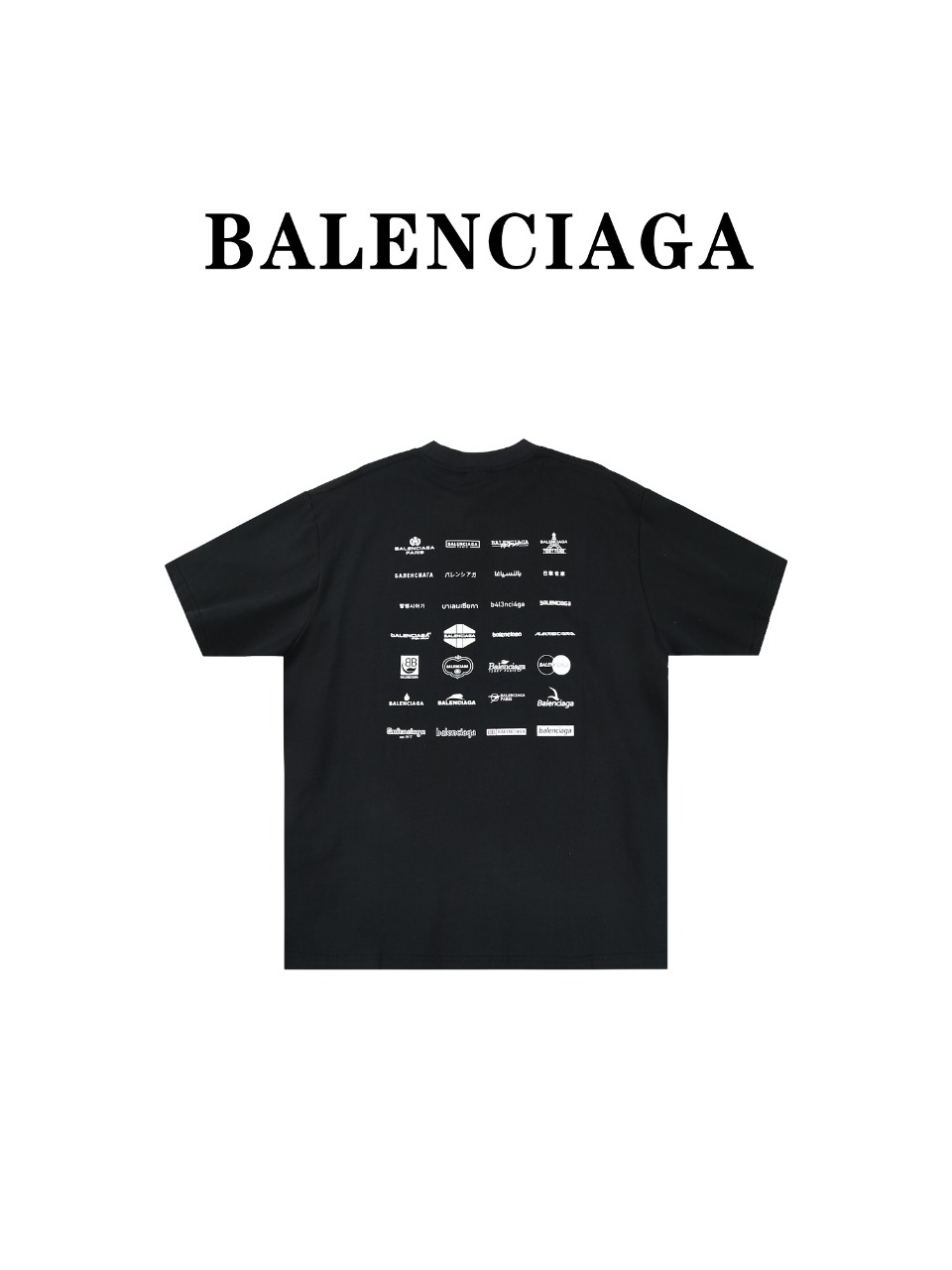 Balenciaga巴黎世家BLCG 24SS 限定标语logo短袖T恤