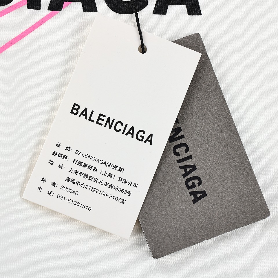 BALENCIAGA/ 巴黎世家BLCG24SS新款爱心印花短袖T恤