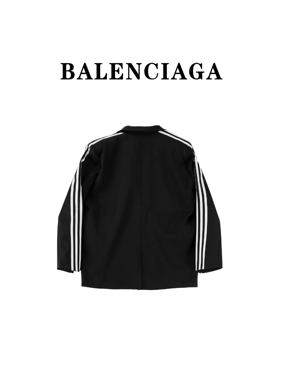 Balenciaga x adidas 23ss Large Baggy联名款三道杠西装外套