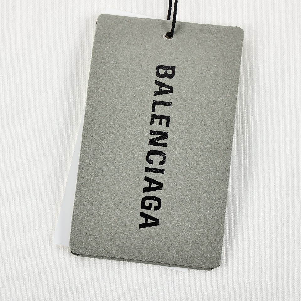 Balenciaga巴黎世家BLCG 24ss字母小R标印花短袖T恤