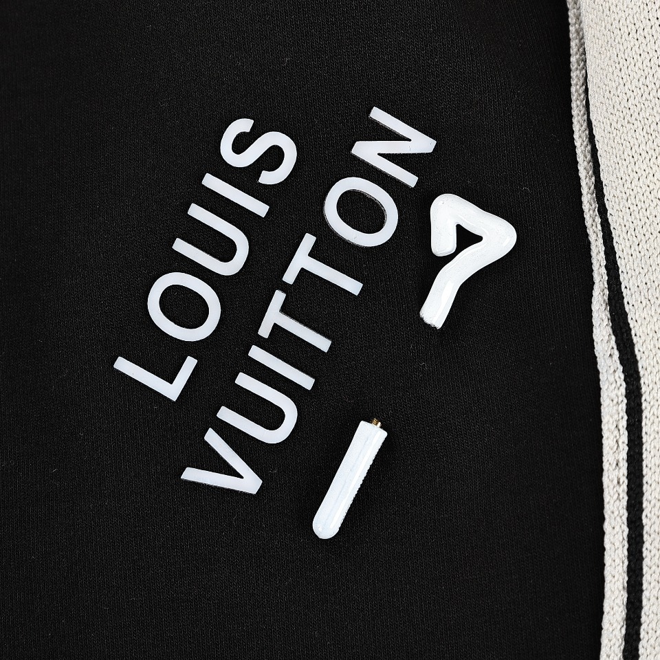 Louis Vuitton/路易威登24ss别针阔腿长裤 品牌经典LOGO休闲裤