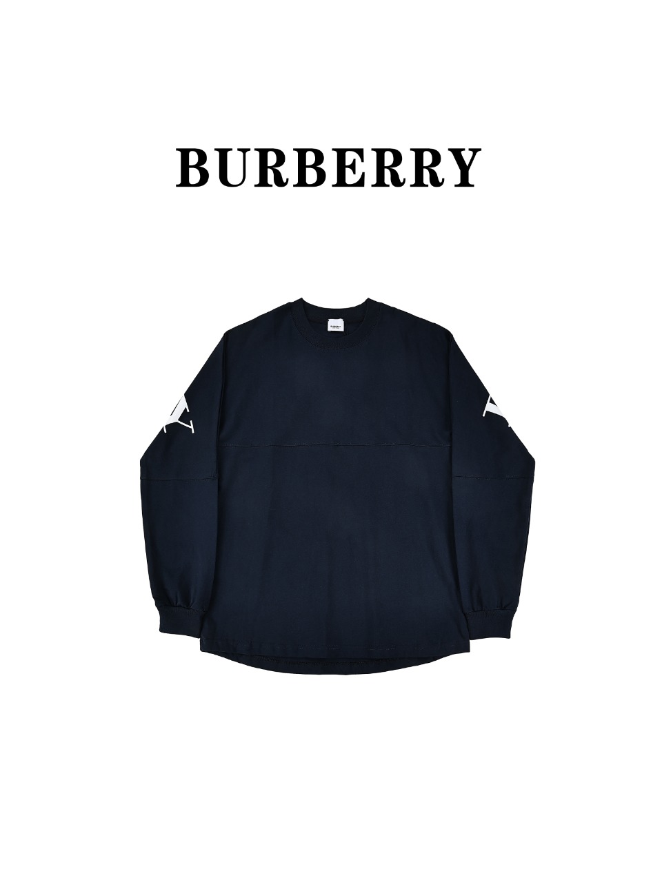 Burberry/巴宝莉BBR经典爆款后背字母logo蝙蝠袖卫衣