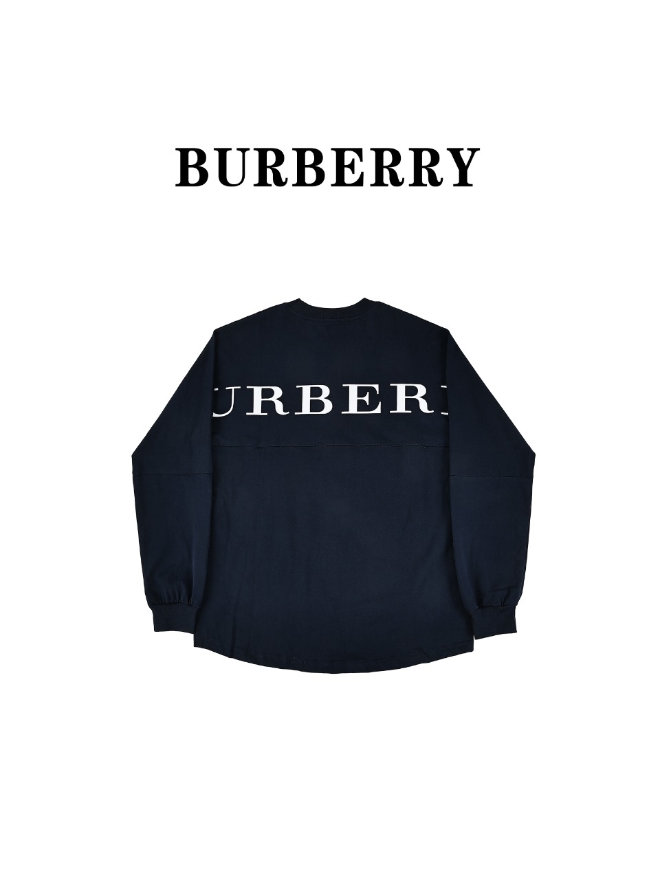 Burberry/巴宝莉BBR经典爆款后背字母logo蝙蝠袖卫衣