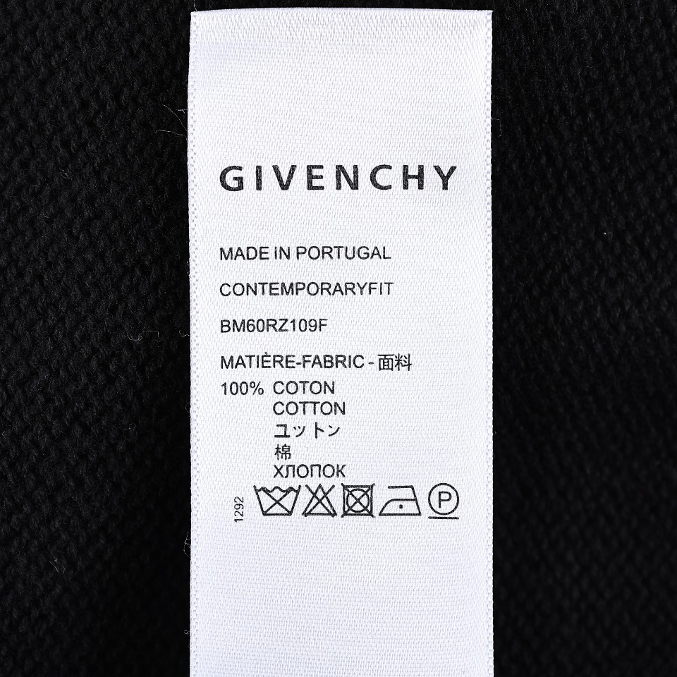 Givenchy/纪梵希24SS四星字母五角星破旧圆领毛衣