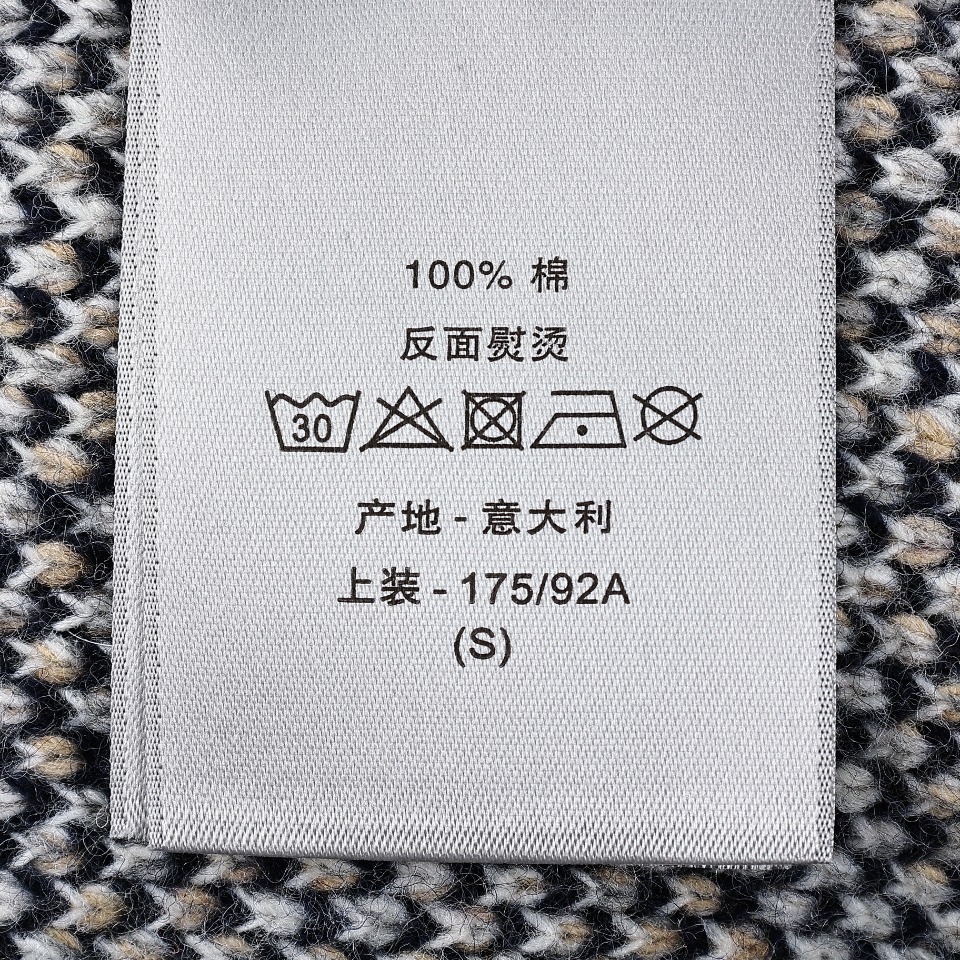 Dior/迪奥 24Fw CD 老花针织经典logo满印提花圆领毛衣