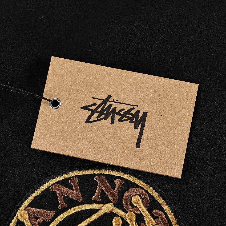 斯图西 Dries Van Noten x Stussy 22FW联名款 夹棉棒球服外套