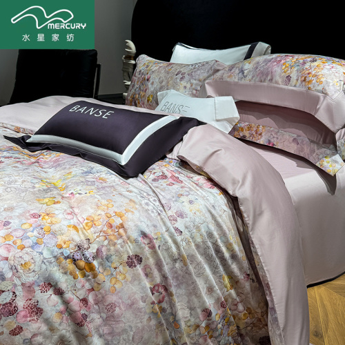 Mercury Home Textiles Pima Cotton Bedding Set - Floral Print, Soft & Breathable 1 Mercury Home Textiles Pima Cotton Bedding Set - Floral Print, Soft & Breathable