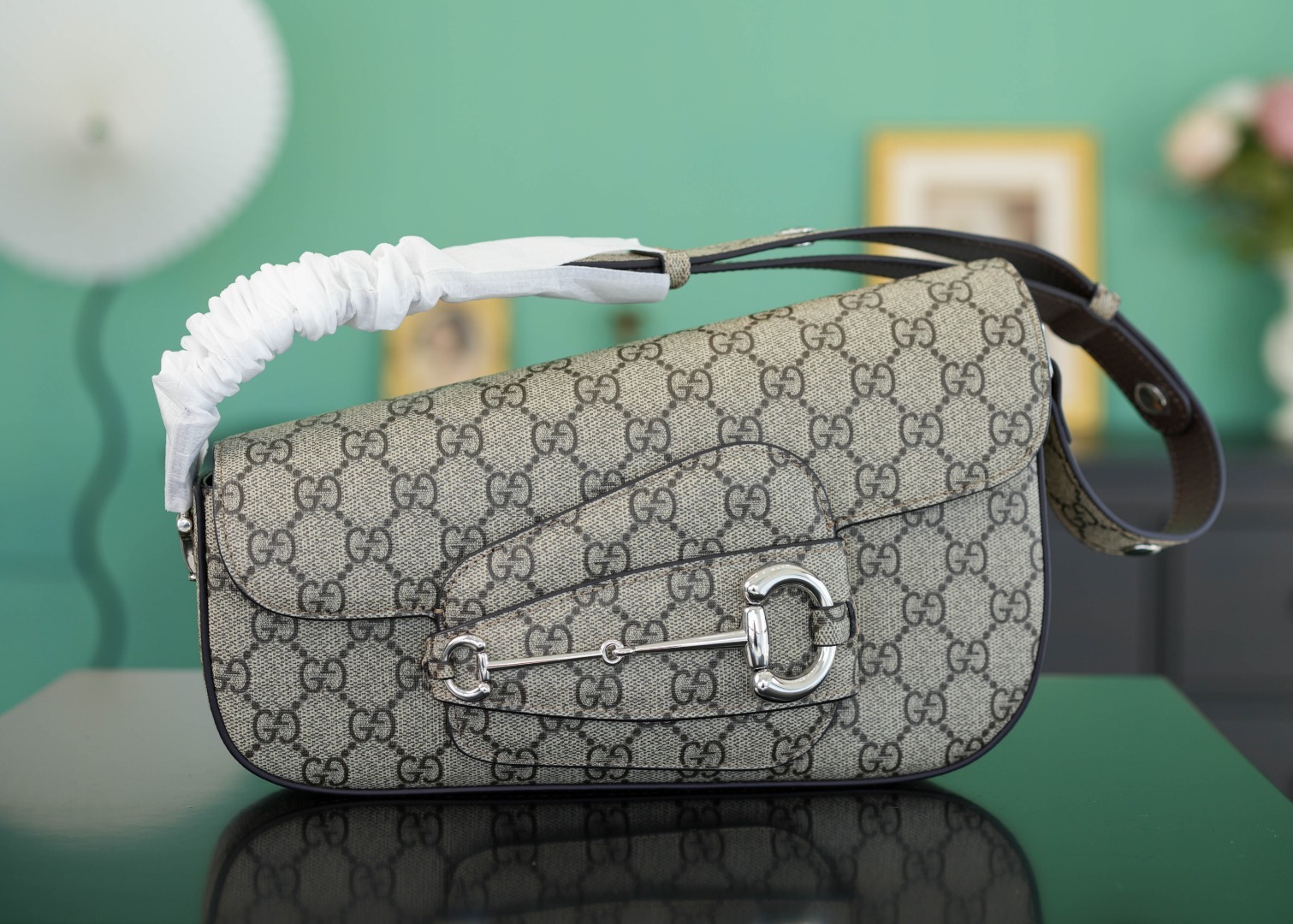 正品级GucciHorsebit1955系列小号肩背包正品售价134,000超种草Gucci新出的win