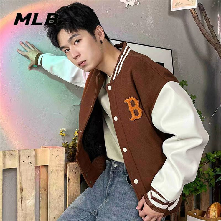 Luxurious MLB Baseball Jacket with Classic Logo Embroidery, Available in Various Colors and Sizes - 图片 2