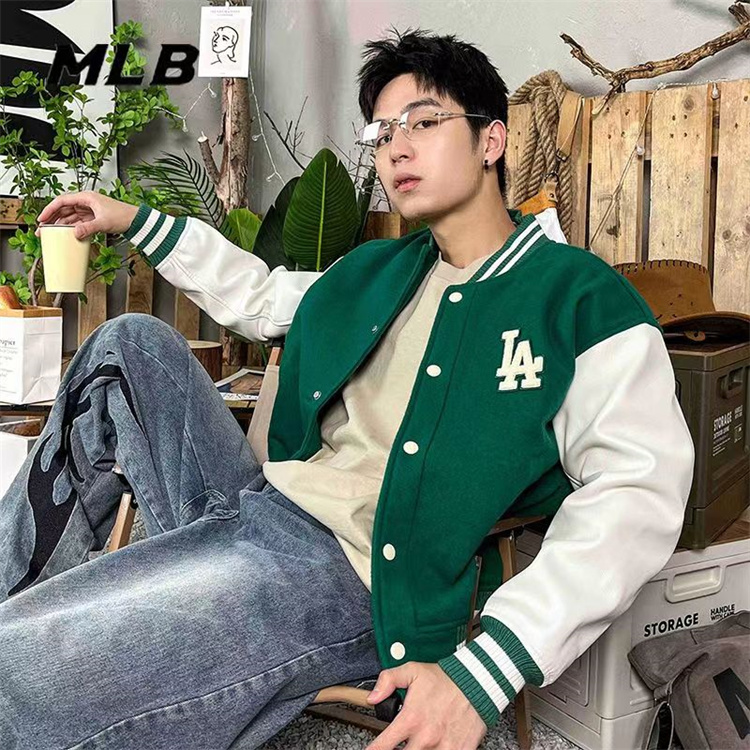 Luxurious MLB Baseball Jacket with Classic Logo Embroidery, Available in Various Colors and Sizes - 图片 3