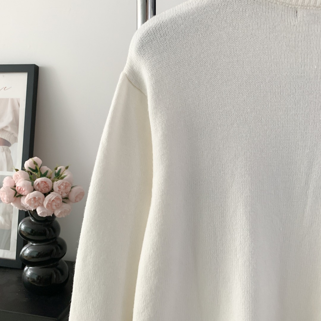 Louis Vuitton High-Quality Italian Fabric Sweaters and Shirts in White (CDC M52) - 图片 9