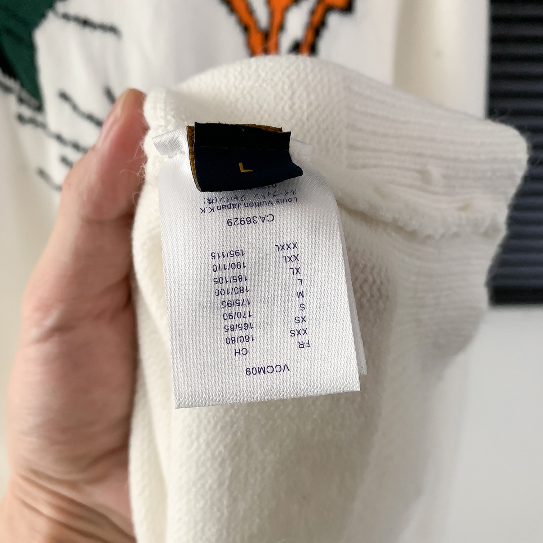 Louis Vuitton High-Quality Italian Fabric Sweaters and Shirts in White (CDC M52) - 图片 6