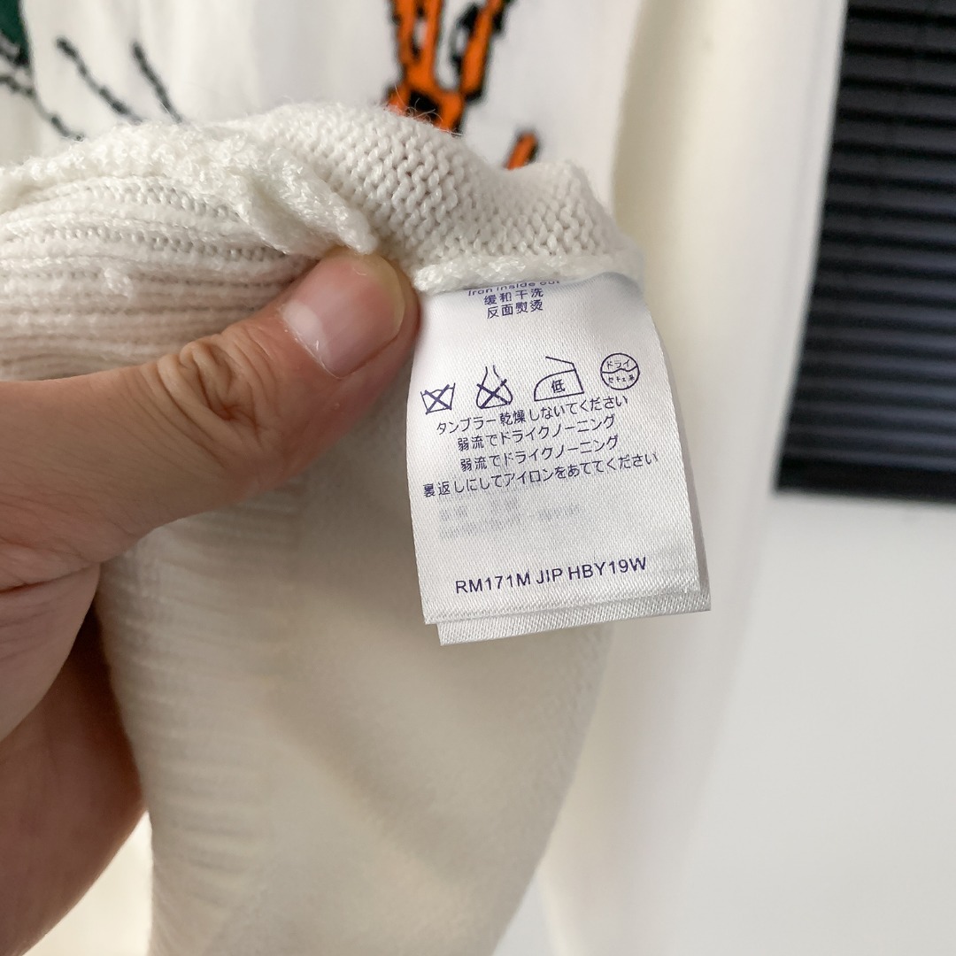 Louis Vuitton High-Quality Italian Fabric Sweaters and Shirts in White (CDC M52) - 图片 7