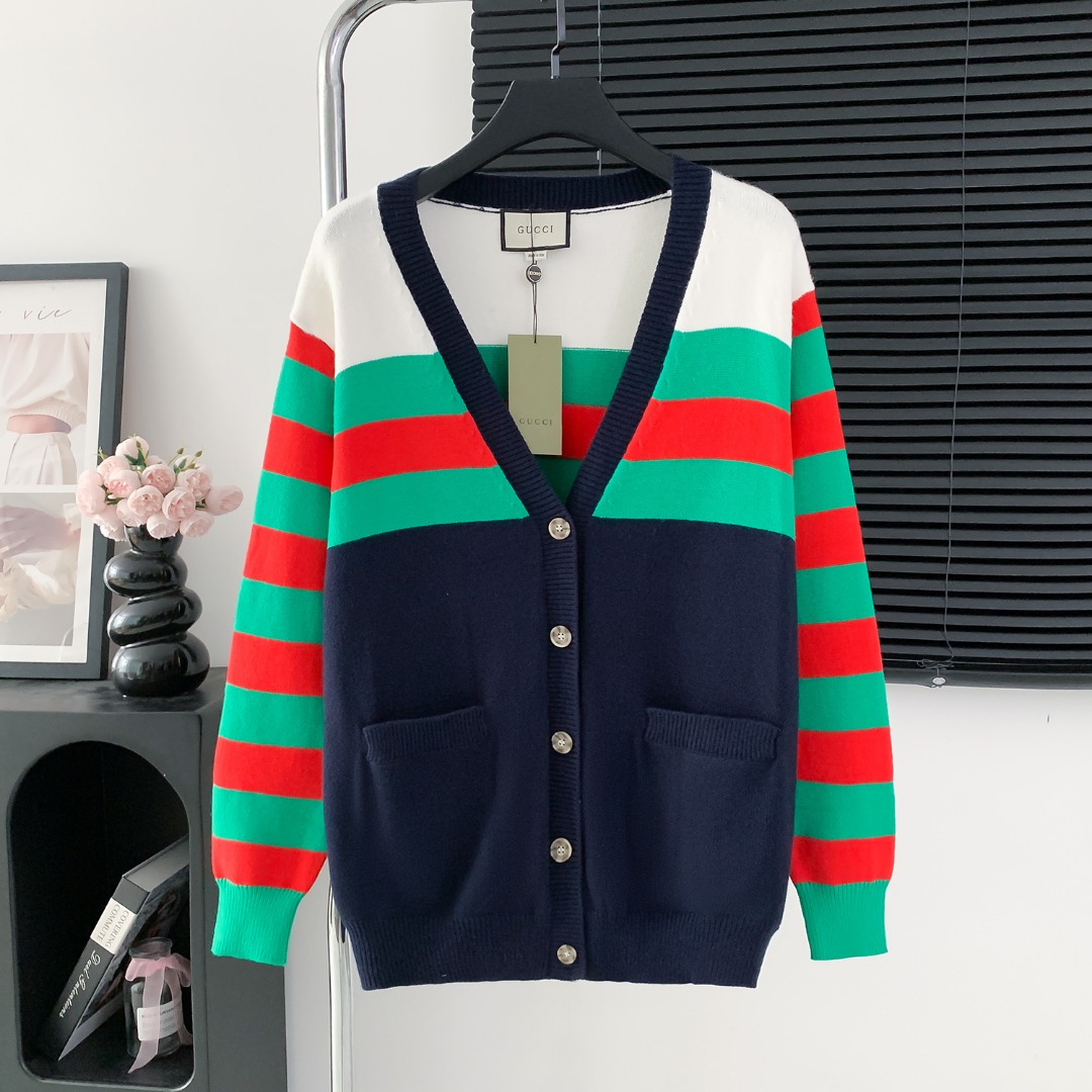 High-Quality Italian GUCCI Sweaters: Classic Fashion Decorations, Full of Style - 图片 1