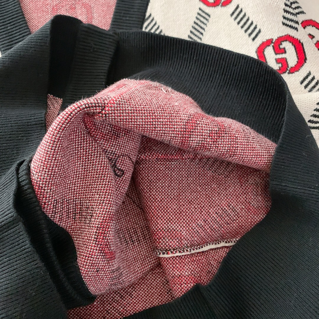 Trendy Italian Sweaters by Gucchi: High-Quality Knits with Logo Details, Various Sizes. - 图片 8