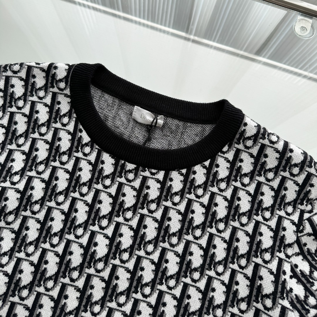 Trendy Round-Collar Sweater in Dior’s Autumn/Winter Collection: CDC M81 Details. - 图片 3