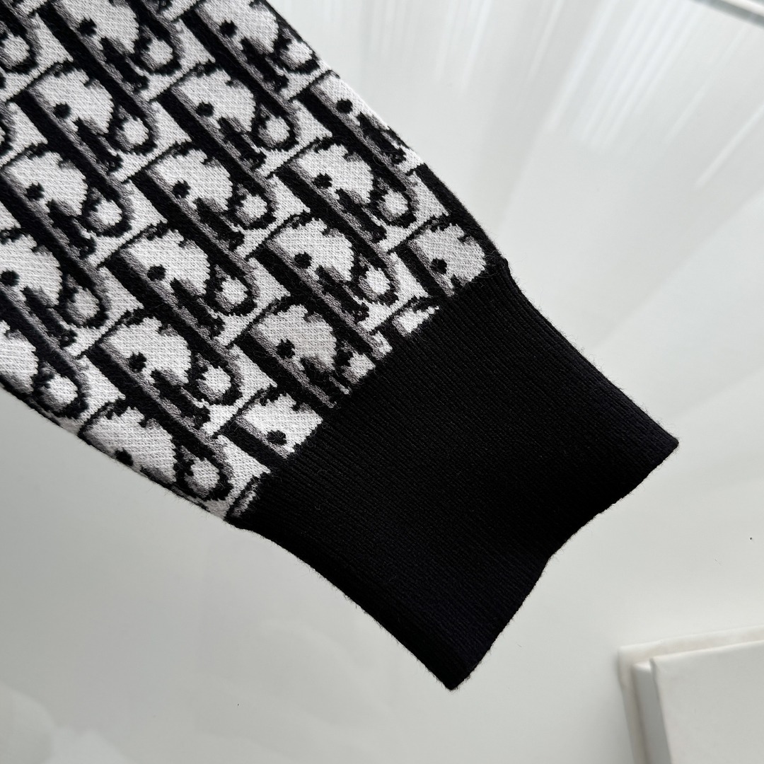 Trendy Round-Collar Sweater in Dior’s Autumn/Winter Collection: CDC M81 Details. - 图片 5