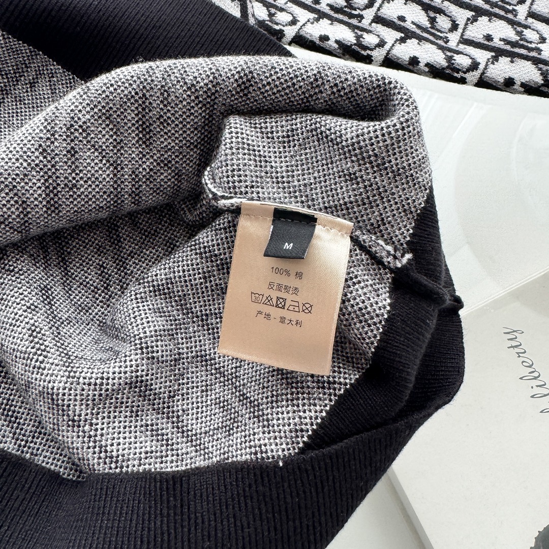 Trendy Round-Collar Sweater in Dior’s Autumn/Winter Collection: CDC M81 Details. - 图片 8