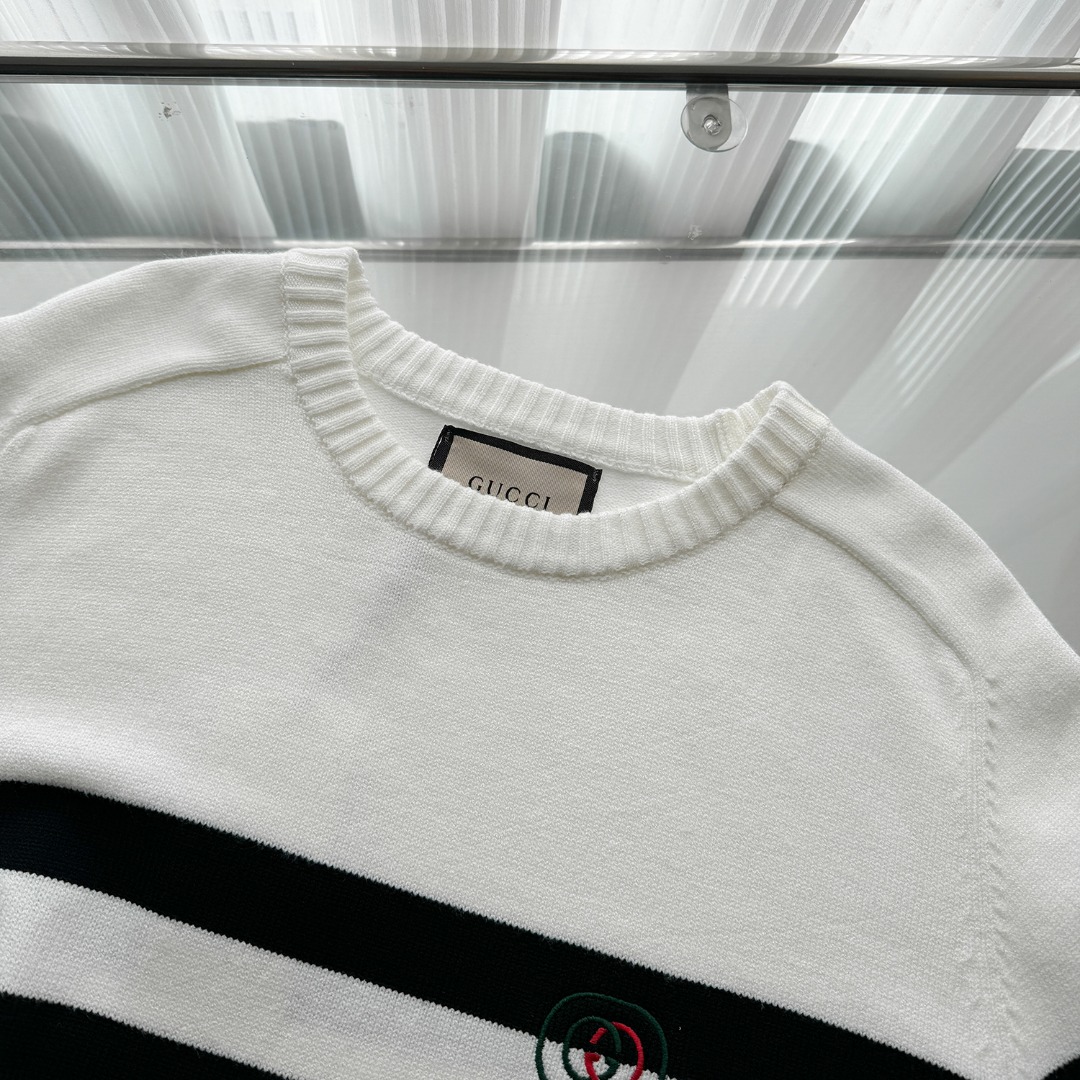 High-Quality Italian Imported Gucci Striped Sweaters in Classic Fashion – CDC M82 - 图片 3