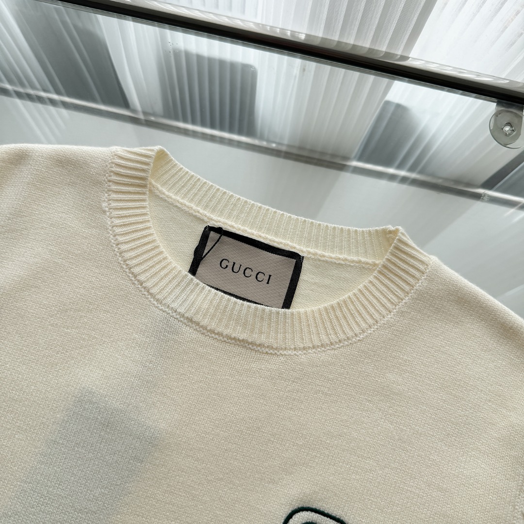 High-Quality Italian Imported Gucci Striped Sweaters in CDC M86 Section - 图片 3