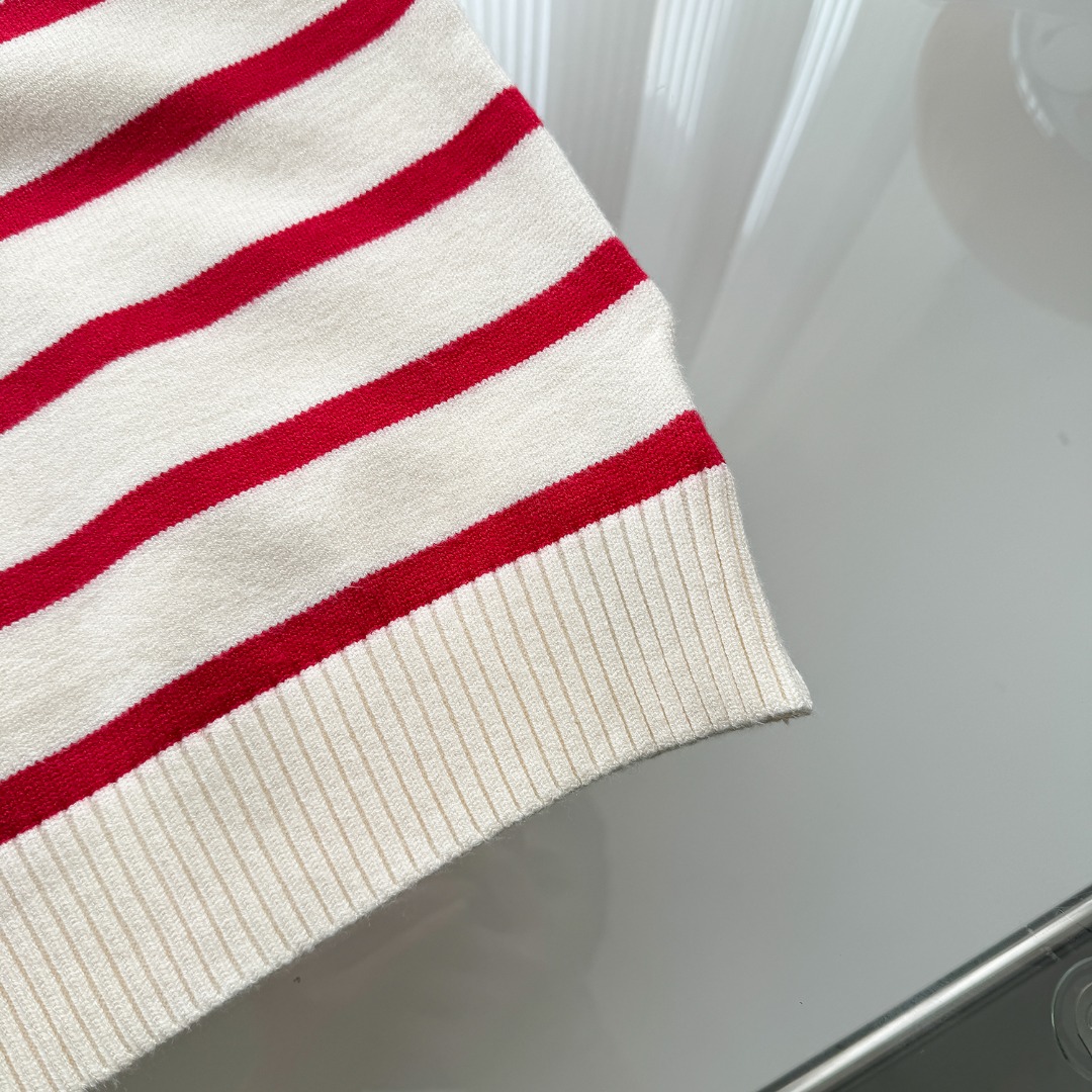 High-Quality Italian Imported Gucci Striped Sweaters in CDC M86 Section - 图片 8