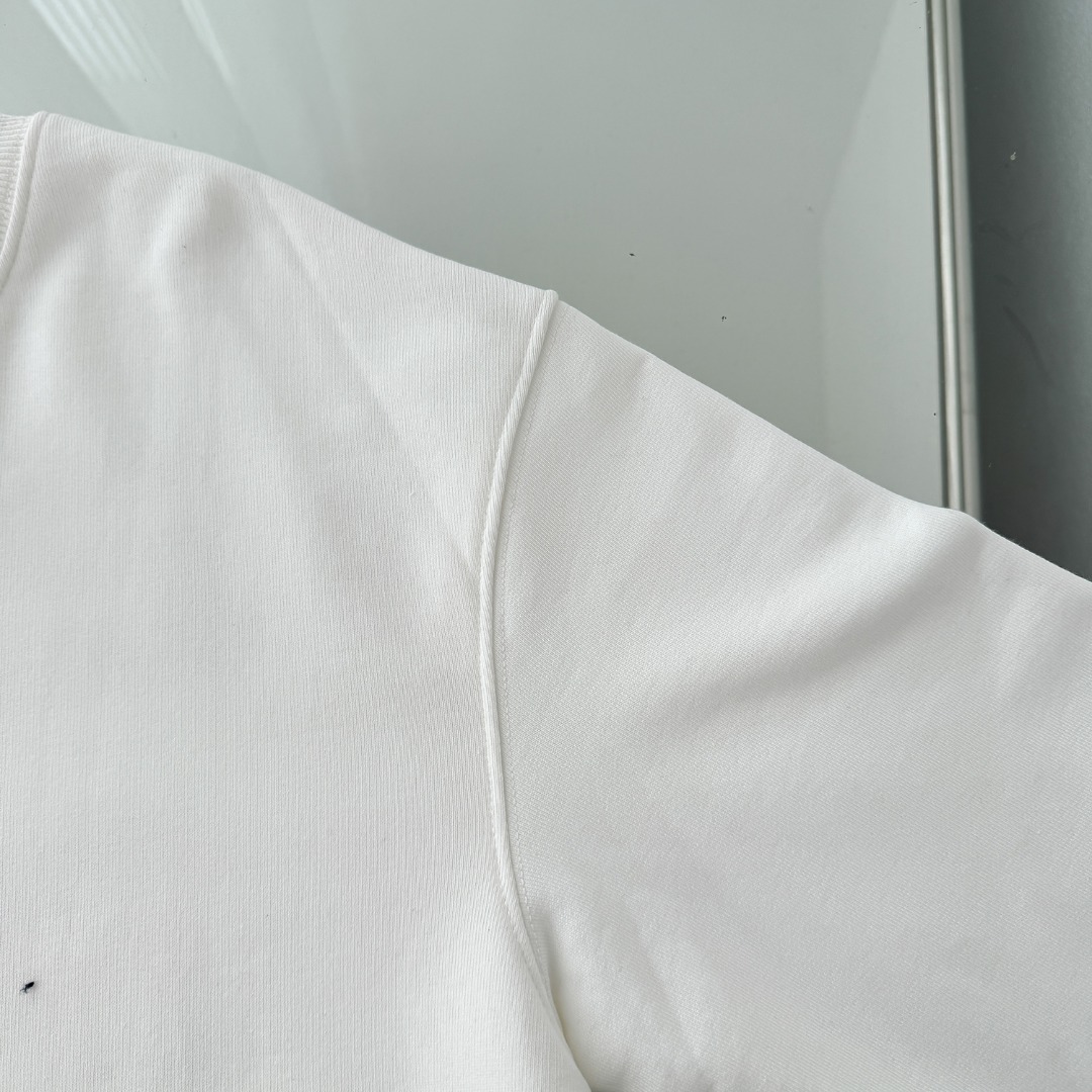 CDC W201: Hand-Painted Collar Clothes in Heavy Cotton Fabric, Sizes XS-L, Black & White. - 图片 7