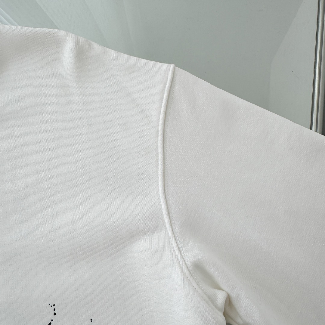 CDC W202: Hand-Painted Collar Clothes in Heavy Cotton Fabric, Black and White Options - 图片 8