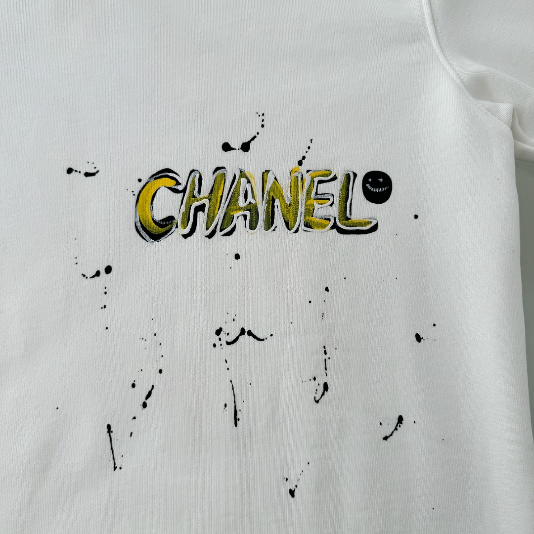 CDC W202: Hand-Painted Collar Clothes in Heavy Cotton Fabric, Black and White Options - 图片 9