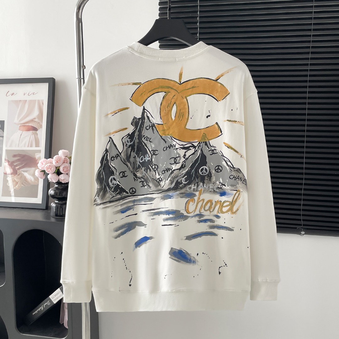CDC W207: Hand-Painted Collar Clothes in Heavy Cotton Fabric, Black and White Options. - 图片 2