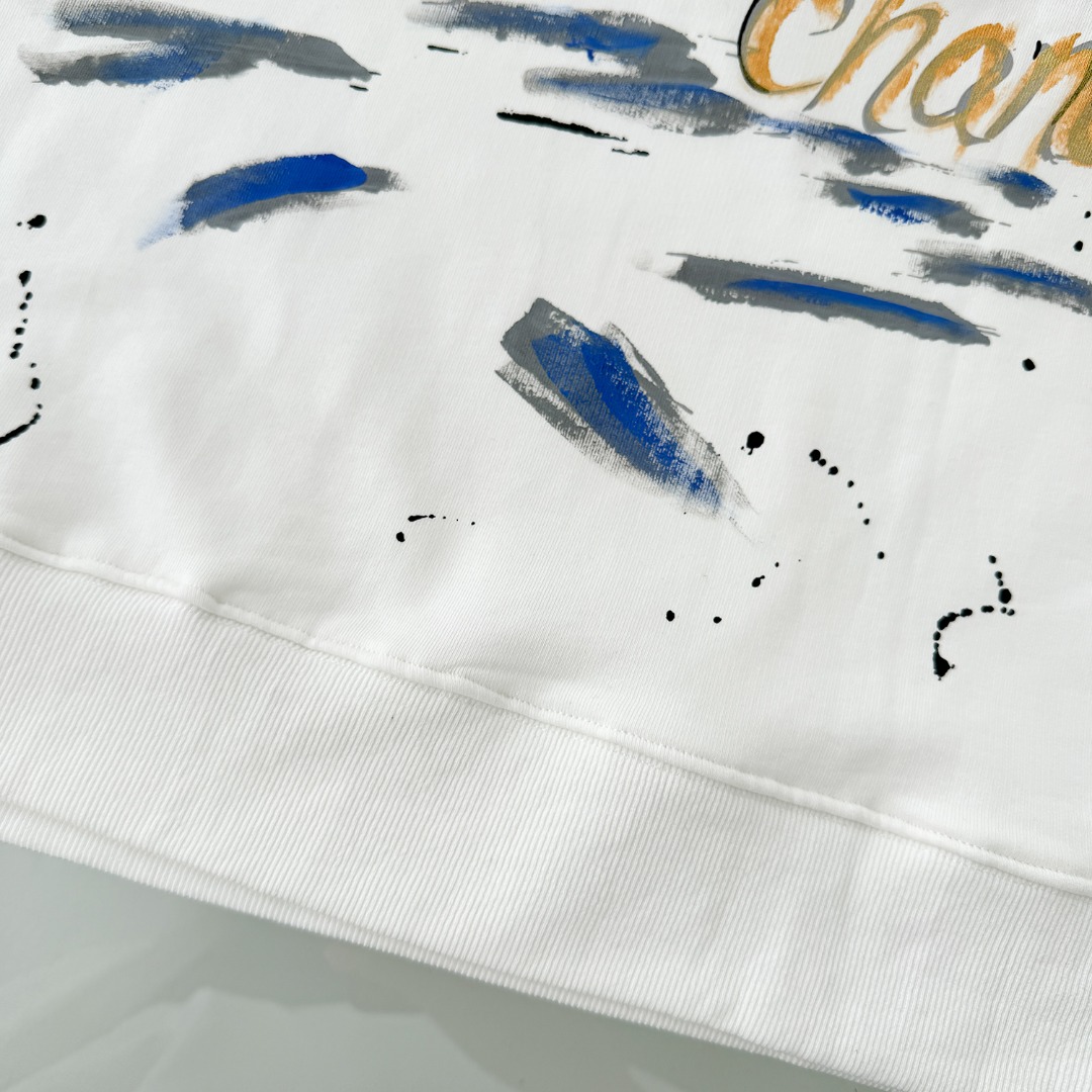 CDC W207: Hand-Painted Collar Clothes in Heavy Cotton Fabric, Black and White Options. - 图片 7