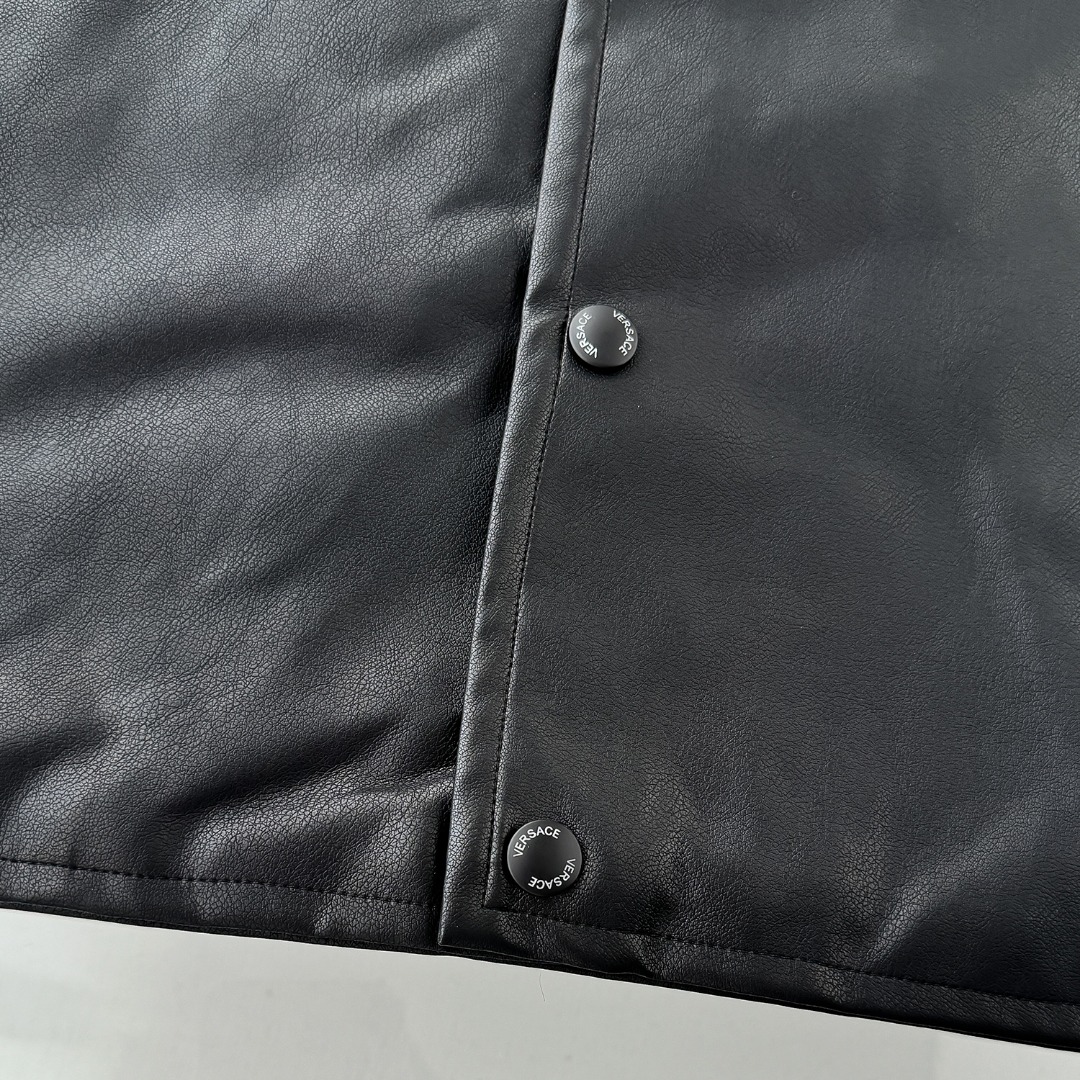 Fashion Jacket CDC W210: Vancechal’s Embroidered Lacer, 2024 Autumn Leather, Super-Foreman Design. - 图片 9