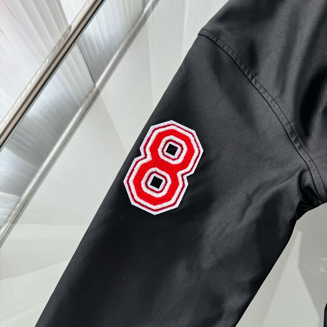 Fashion Jacket CDC W210: Vancechal’s Embroidered Lacer, 2024 Autumn Leather, Super-Foreman Design. - 图片 8
