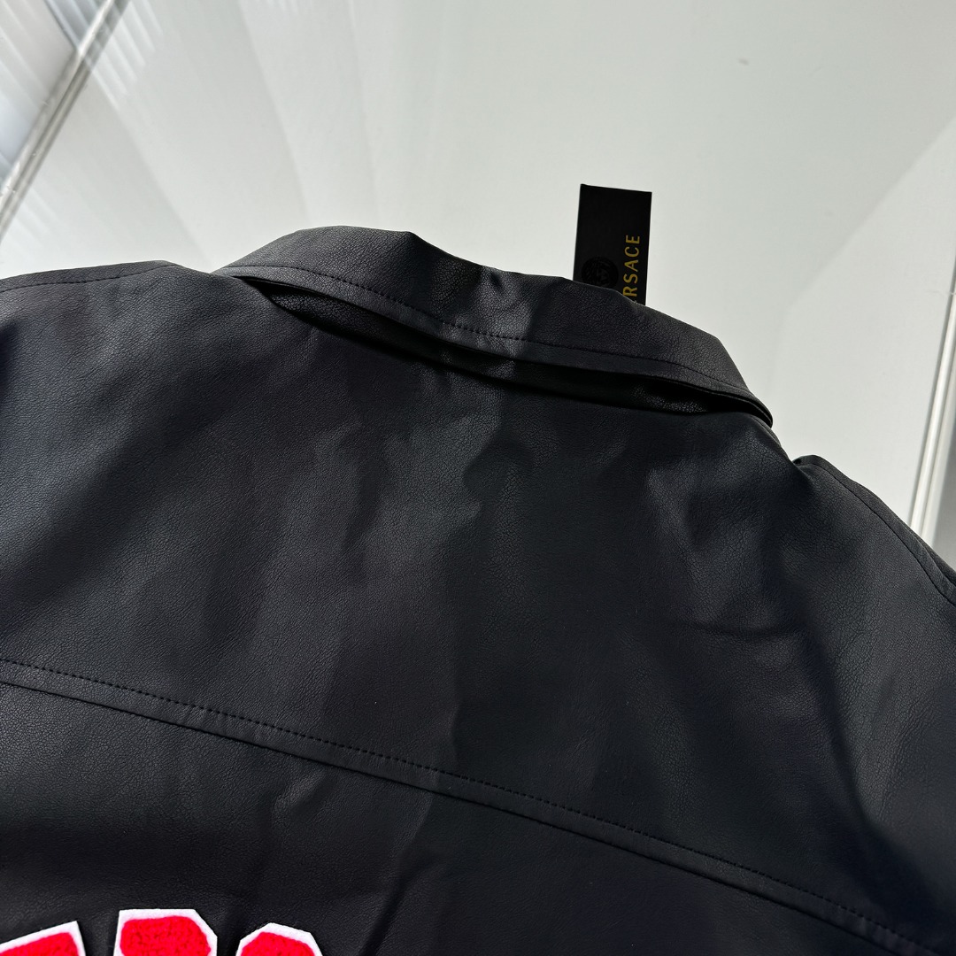Fashion Jacket CDC W210: Vancechal’s Embroidered Lacer, 2024 Autumn Leather, Super-Foreman Design. - 图片 7