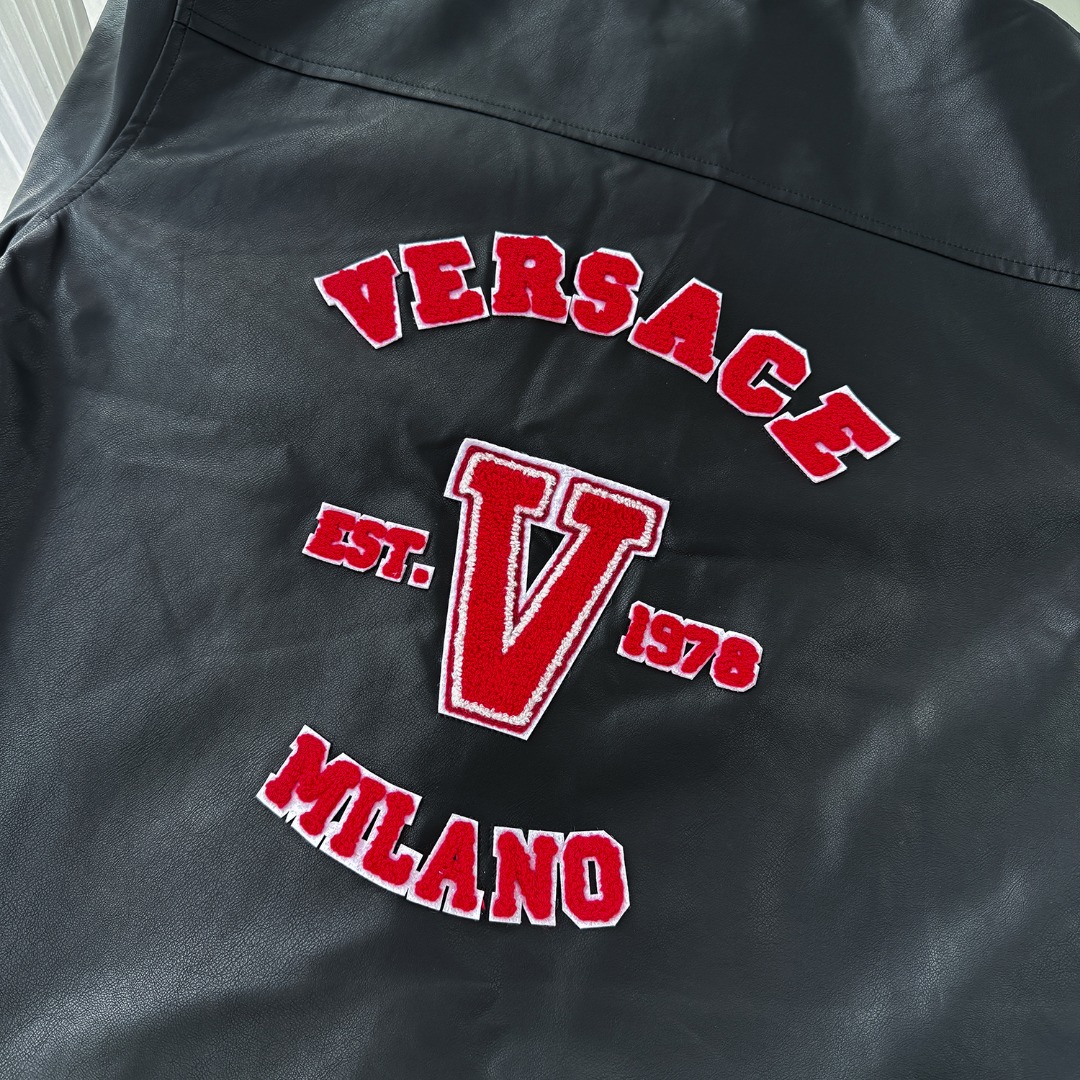 Fashion Jacket CDC W210: Vancechal’s Embroidered Lacer, 2024 Autumn Leather, Super-Foreman Design. - 图片 6