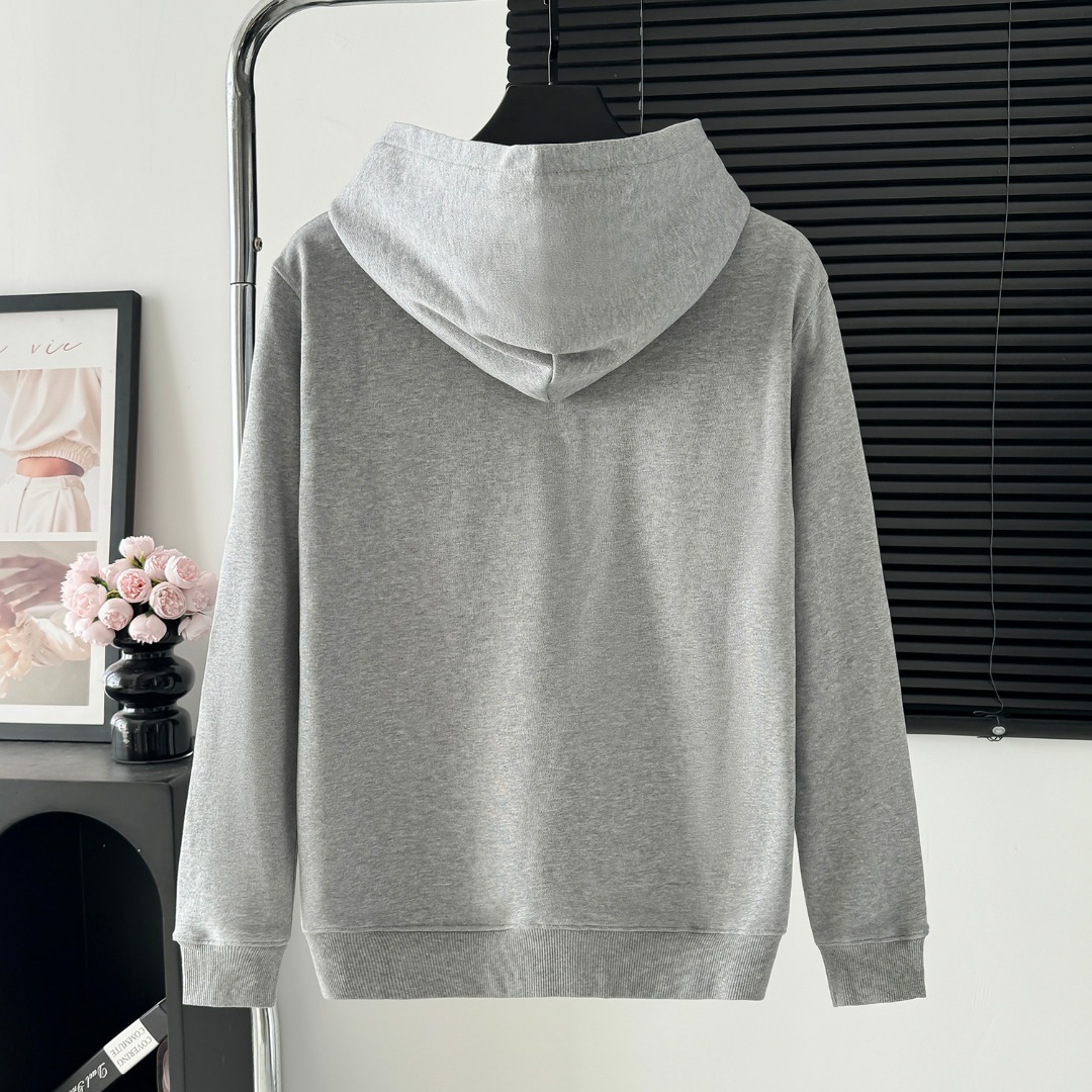 CDC W138 Hooded Pocket Guard in Black Grey, 400 gg Heavy Fabric, Embroidered Details. - 图片 2