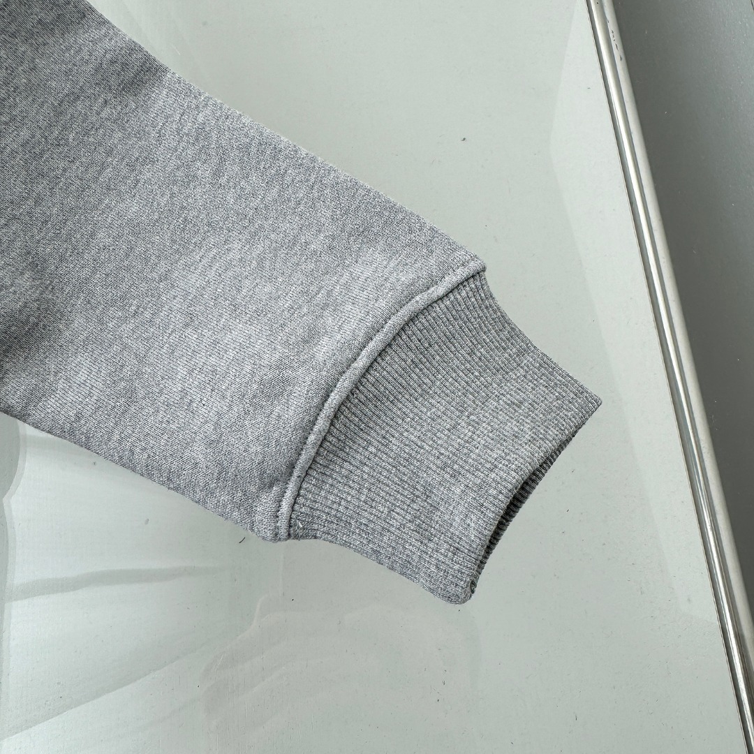 CDC W138 Hooded Pocket Guard in Black Grey, 400 gg Heavy Fabric, Embroidered Details. - 图片 9