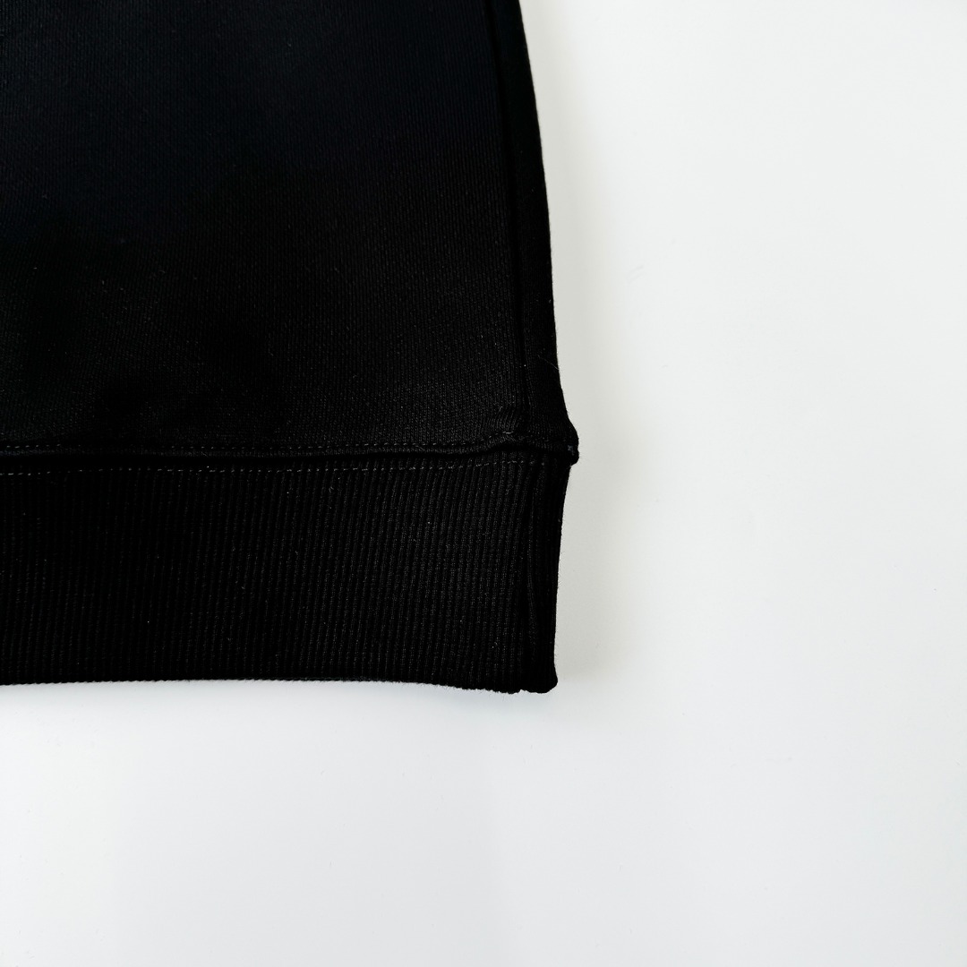 CDC W166: CK Letter Embroidery Round Collar Clothes in Heavy Fabric - 图片 6