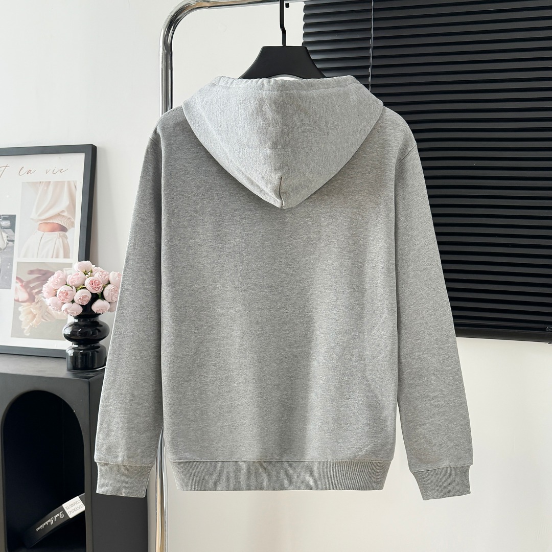 CDC W168 Embroidered Hoodie: Heavy Fabric, Detailed Embroidery, Stylish Design - 图片 2