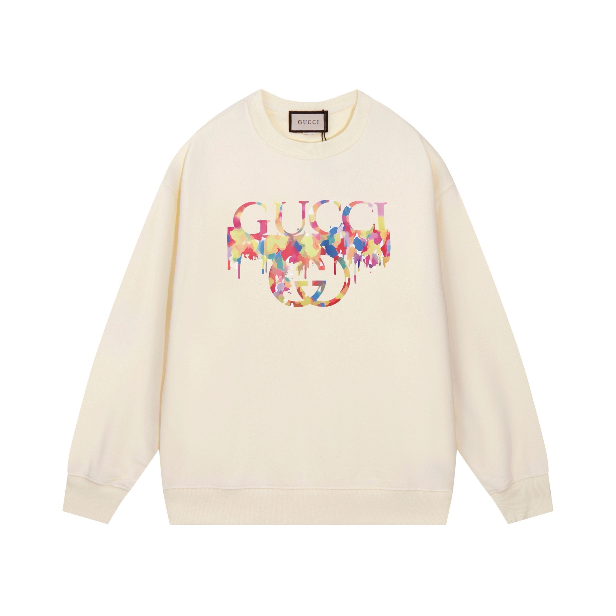 Gucci Odzież Bluzy Kolor moreli Czarny Biały Unisex Kolekcja wiosny/jesieni Fashion