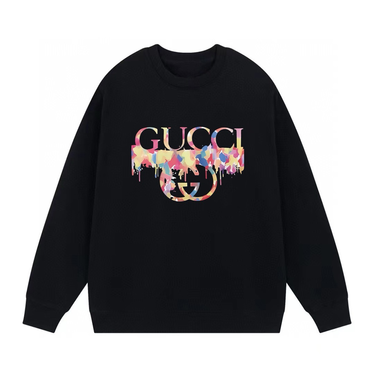 Gucci Odzież Bluzy Kolor moreli Czarny Biały Unisex Kolekcja wiosny/jesieni Fashion