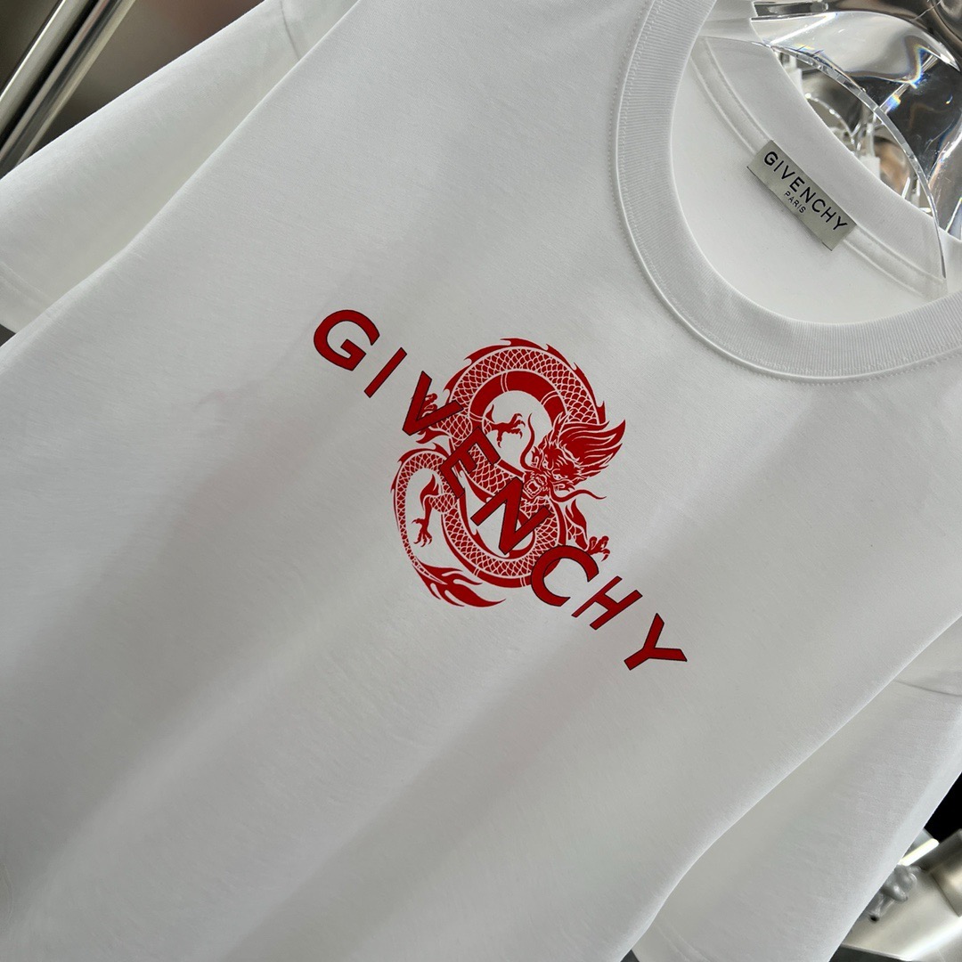 GVC2024早春新款短袖t恤龙年印花男女同款尺码XSL款号11610