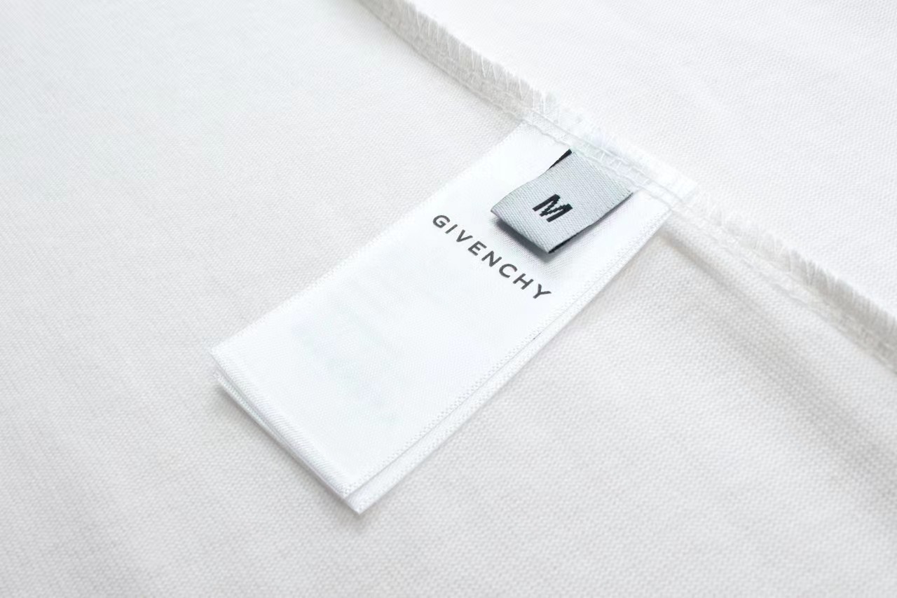 P细节图官网品质#Givenchy#纪梵希.字母动物印花T恤官方原版定制GIV全棉双纱面料克重280g手
